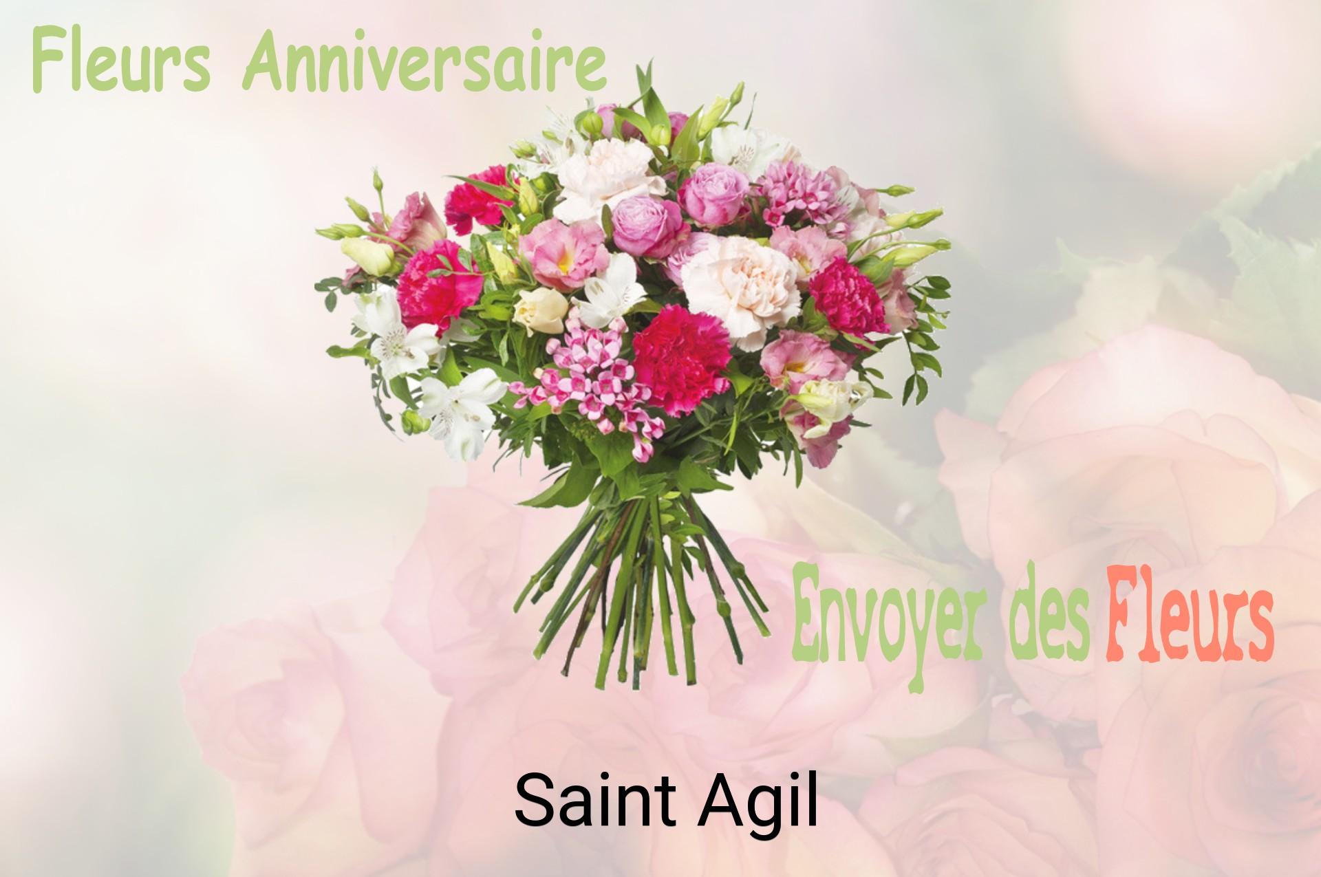 Bouquet de fleurs d’anniversaire livré à Saint-Agil